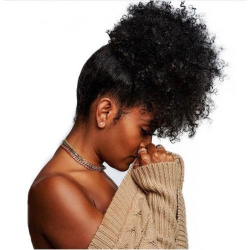 Postiche afro puff