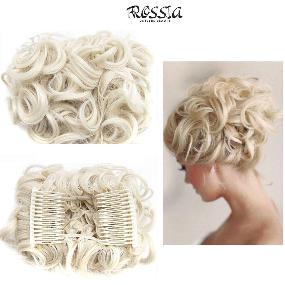 Postiche bouclé blond- Frossia