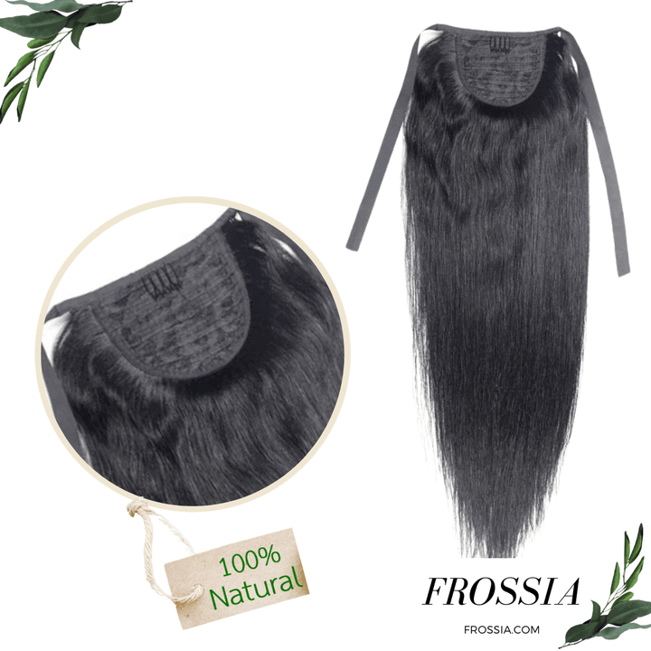Extension Queue de Cheval Naturel noire | Frossia