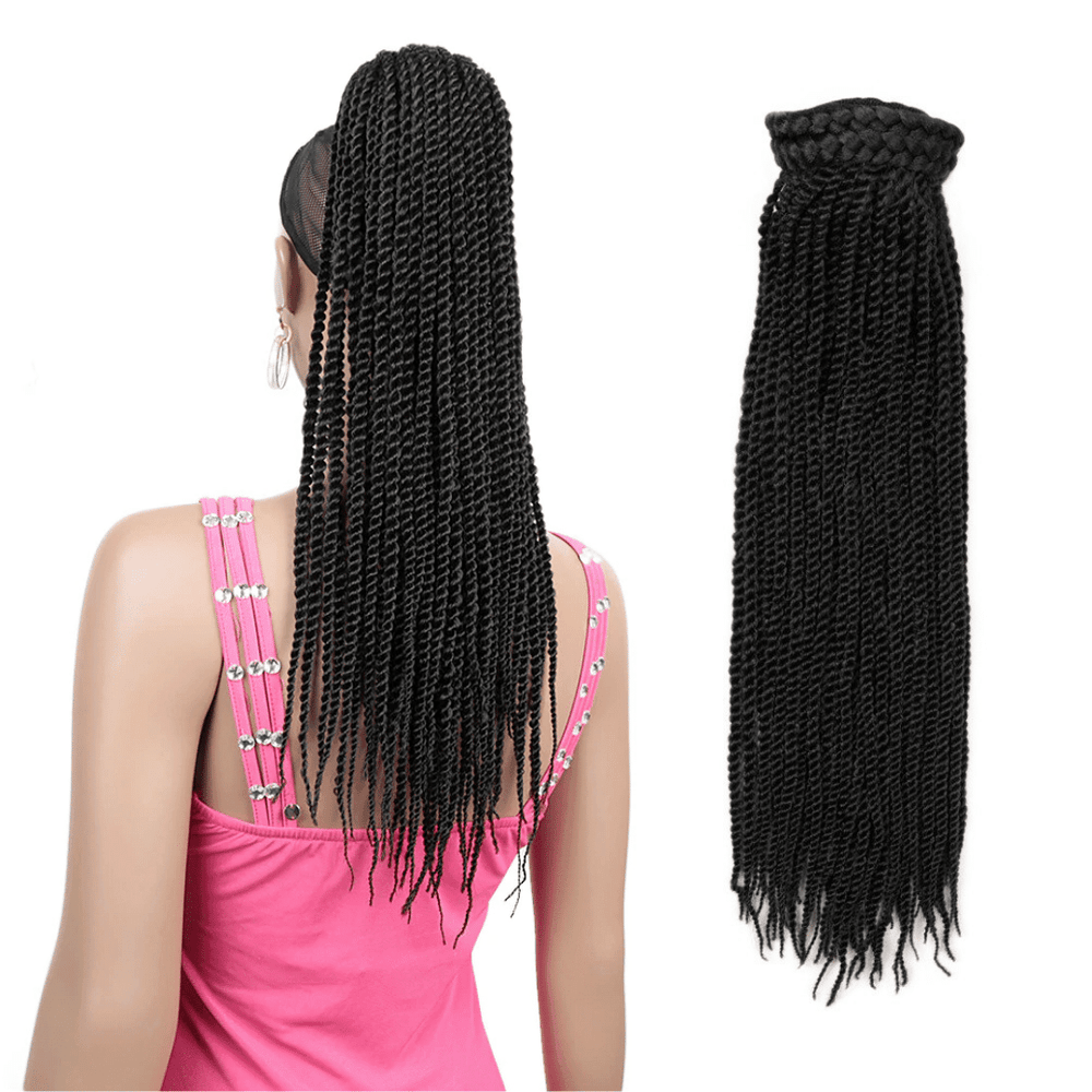 Extension Queue de Cheval Tresse Africaine noir