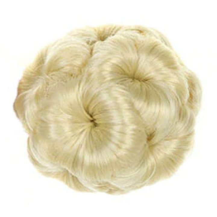 Extension chignon blanc | chignon extension à clip