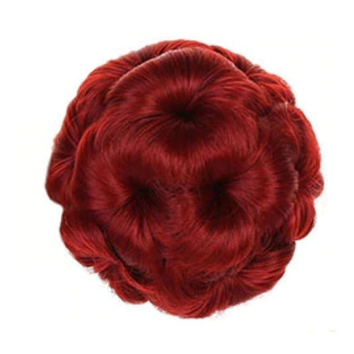 Extension chignon rouge | chignon extension à clip