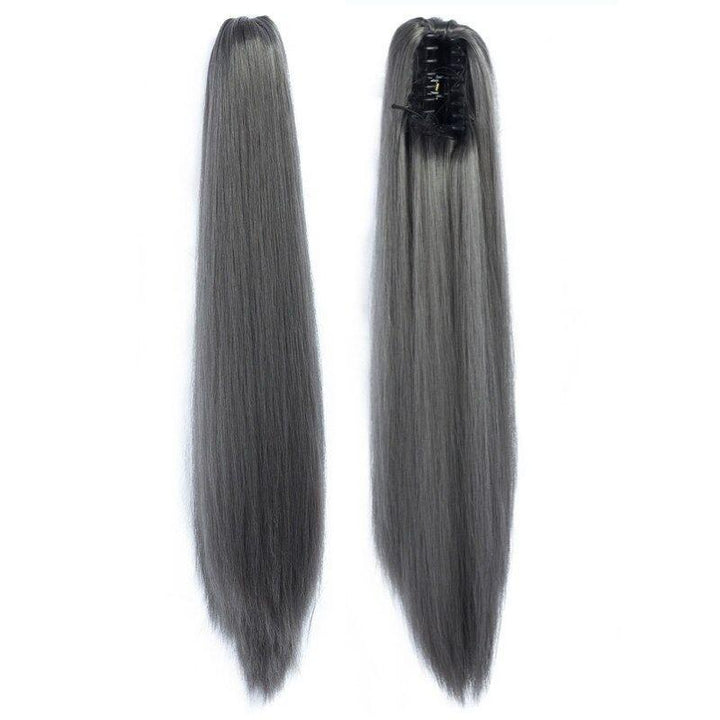 Queue de Cheval Extension grise avec Pince Crabe | Frossia