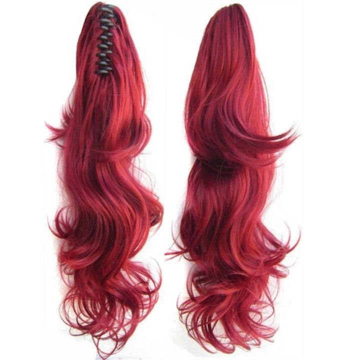 Extension Cheveux Pince Crabe Queue de Cheval Rouge | Frossia