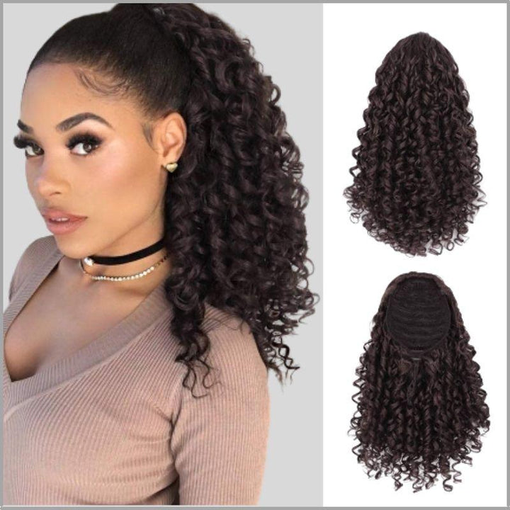 fausse queue de cheval bouclée | postiche queue de cheval curly