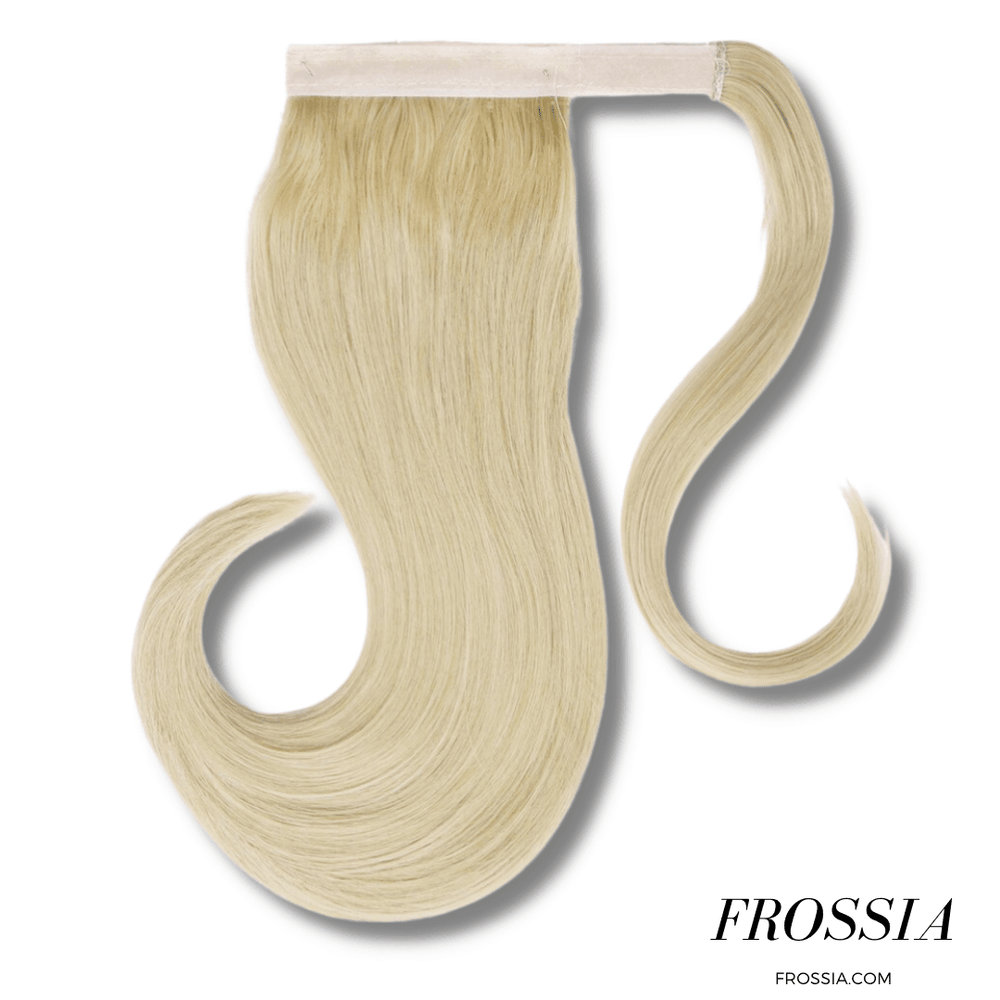 Fausse Queue de Cheval Courte Blonde platine | Frossia
