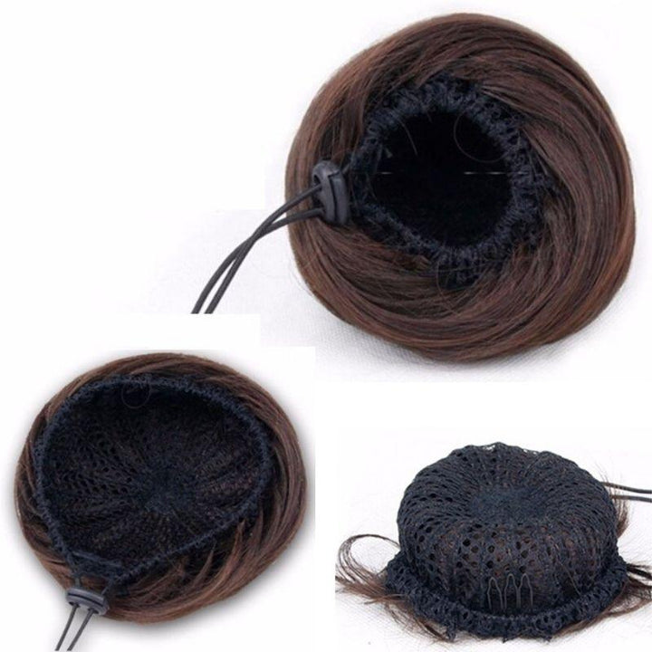 Faux chignon bun | Frossia