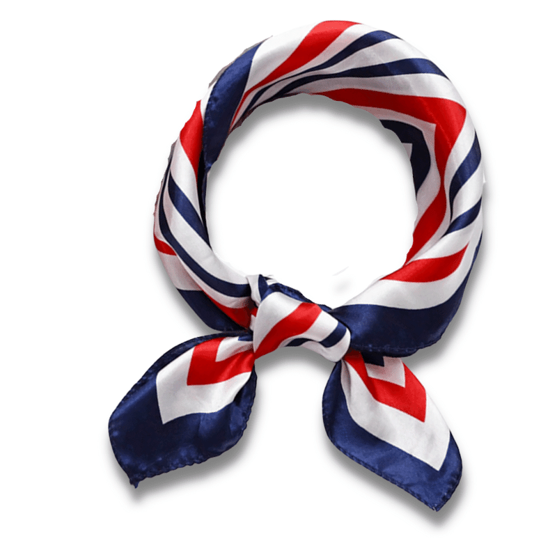 Foulard Cheveux Bleu Blanc Rouge