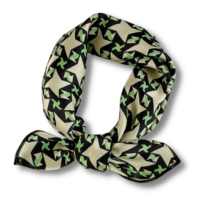 Foulard Cheveux Vert