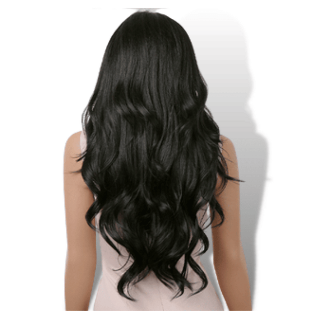 Perruque Longue Noire | Frossia
