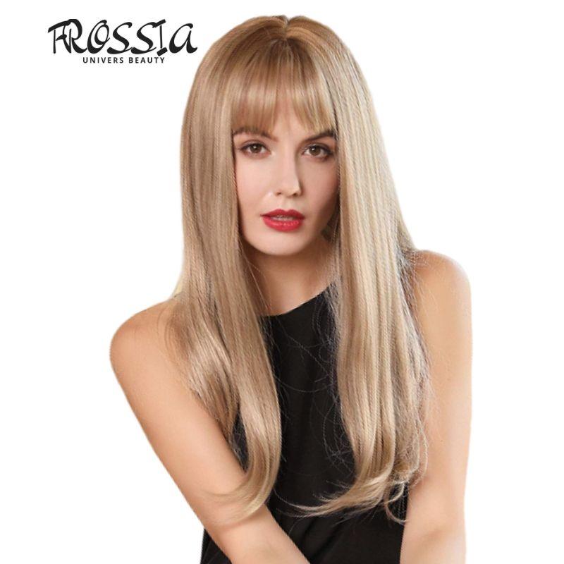 Perruque Blonde Longue Lisse - Frossia