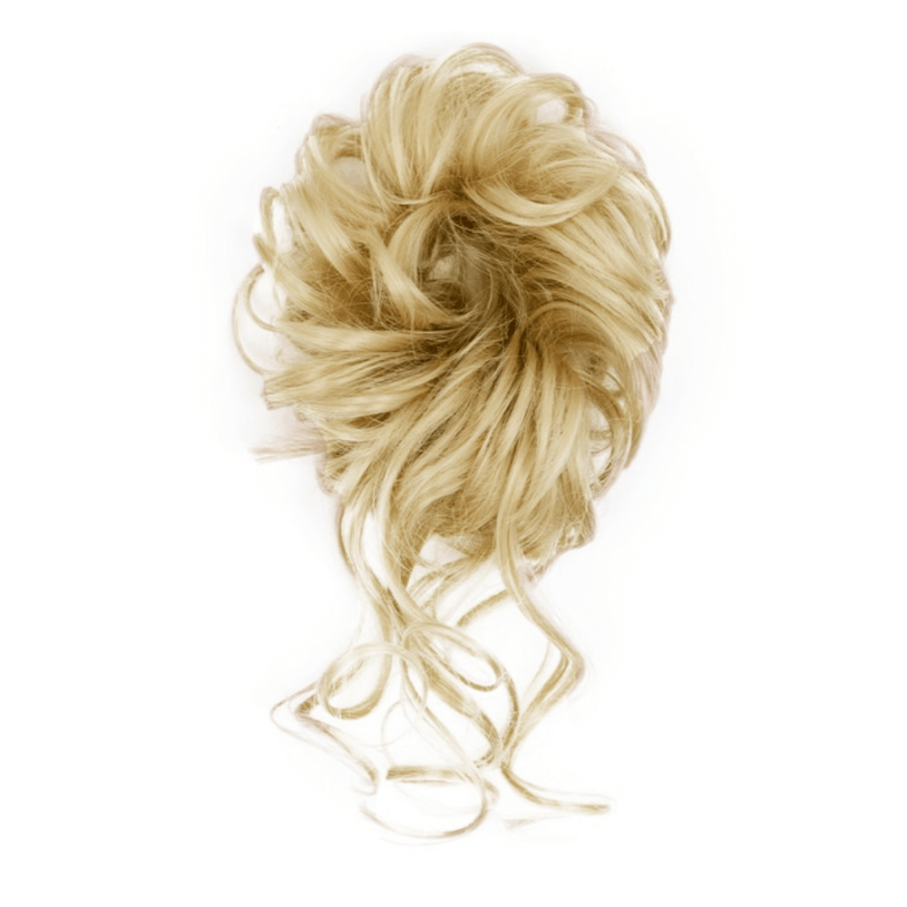Postiche Chignon avec Boucles Tombantes Blonde | Frossia