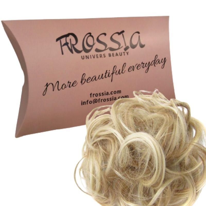 postiche chignon effet décoiffé | Postiche cheveux champagne femme | Frossia