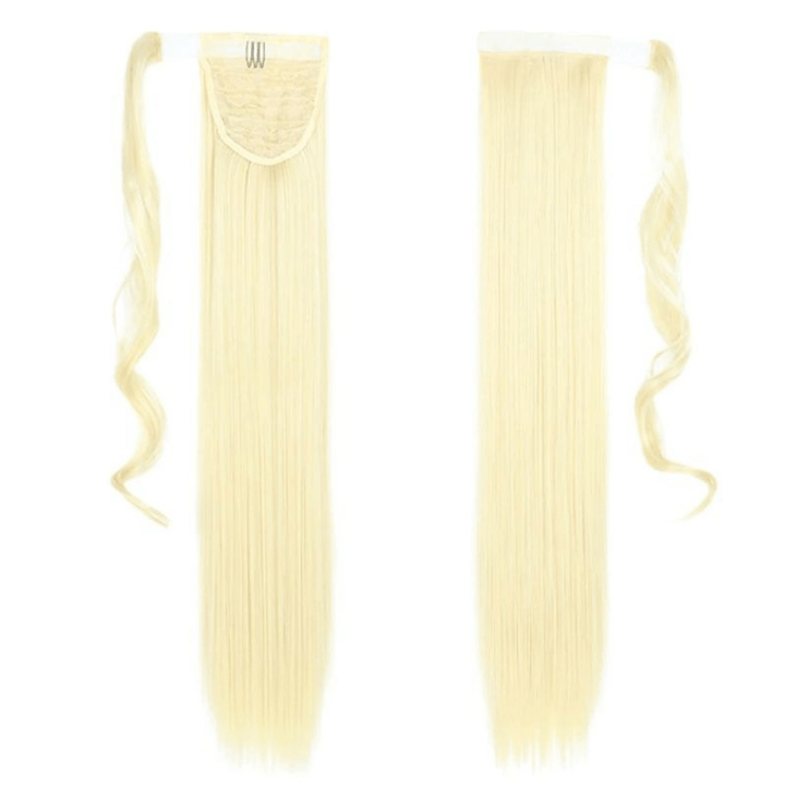 Postiche Queue de Cheval 80 cm Blond Clair  | Frossia