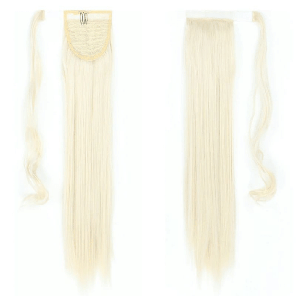 Postiche Queue de Cheval 80 cm Blond Platine | Frossia