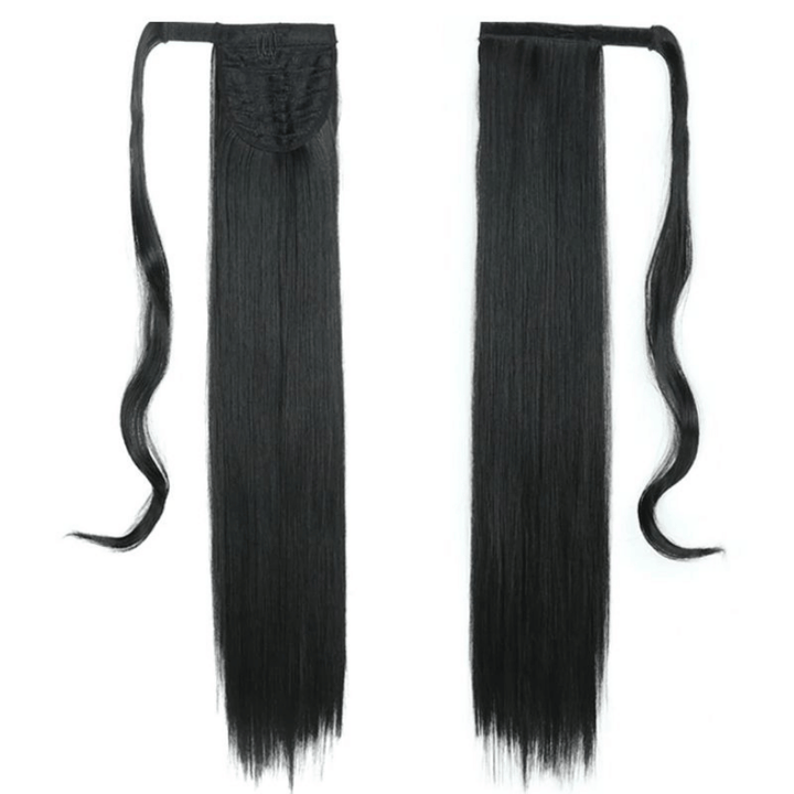 Postiche Queue de Cheval 80 cm Noire | Frossia