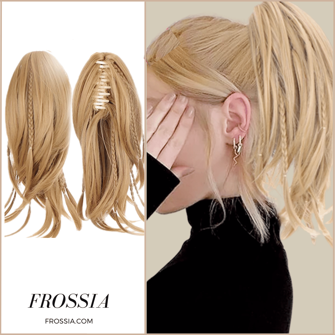 Postiche Queue de Cheval avec Tresses | Frossia