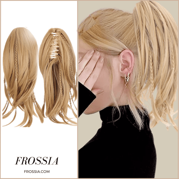 Postiche Queue de Cheval avec Tresses | Frossia
