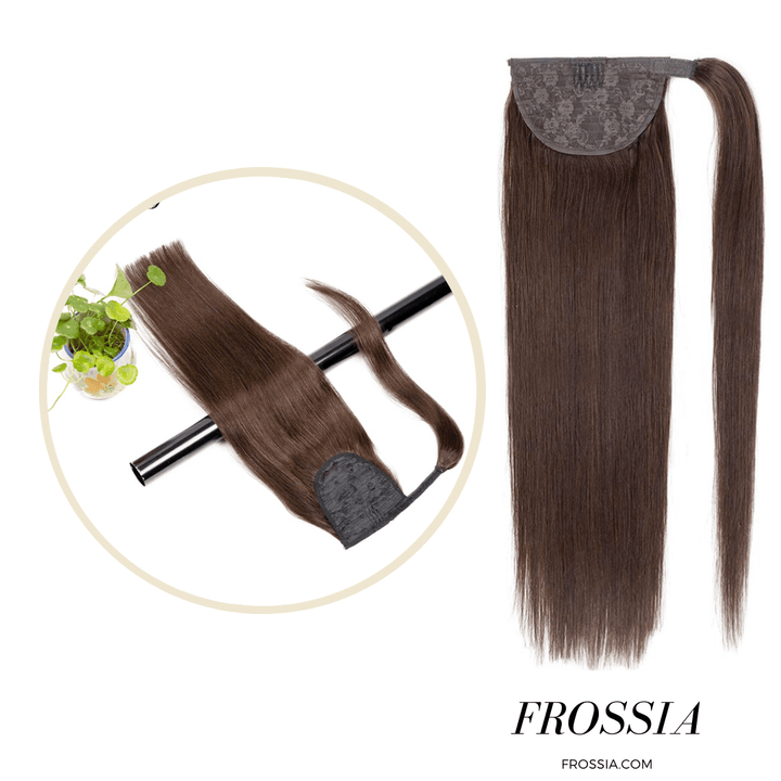 Postiche Queue de Cheval naturel couleur  Brun | Frossia