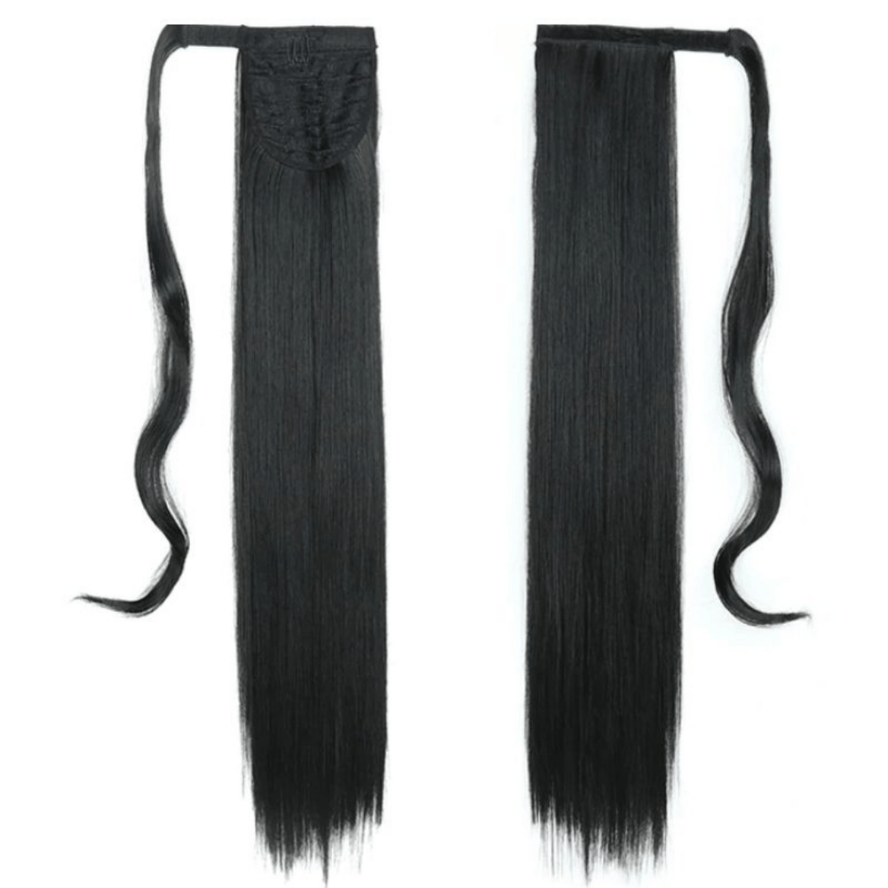 Postiche Queue de Cheval Lisse Noir | Frossia