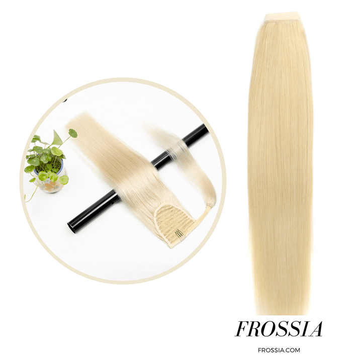 Postiche Queue de Cheval Longue Naturel Blond | Frossia