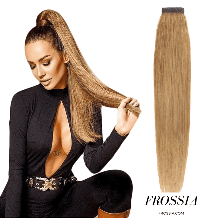 Postiche Queue de Cheval Cheveux Naturels Blonde Vénitien | Frossia