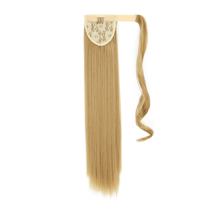 Postiche Queue de Cheval Raide Blond Vénitien | Frossia