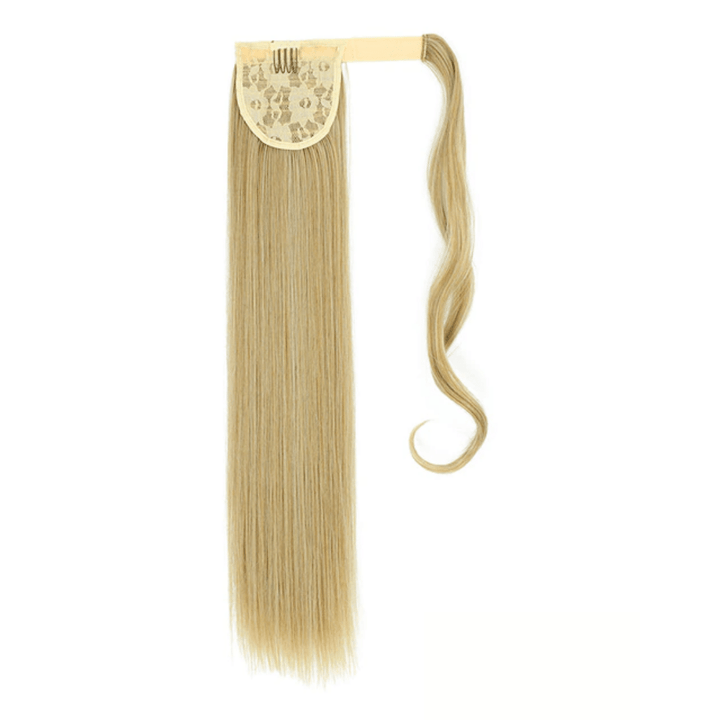 Postiche Queue de Cheval Raide Blond Naturel | Frossia