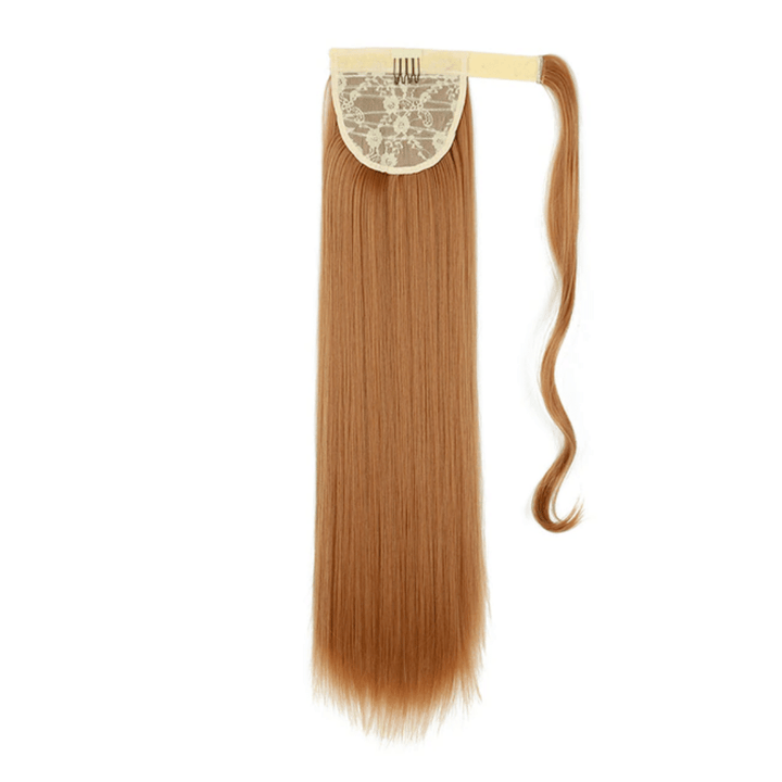 Postiche Queue de Cheval Raide Roux | Frossia