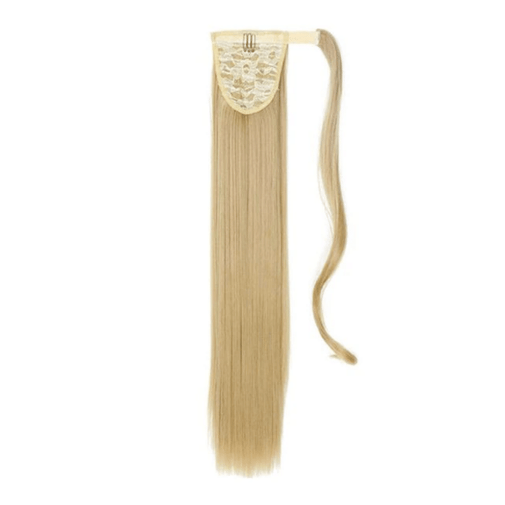Postiche Queue de Cheval Raide Blond | Frossia
