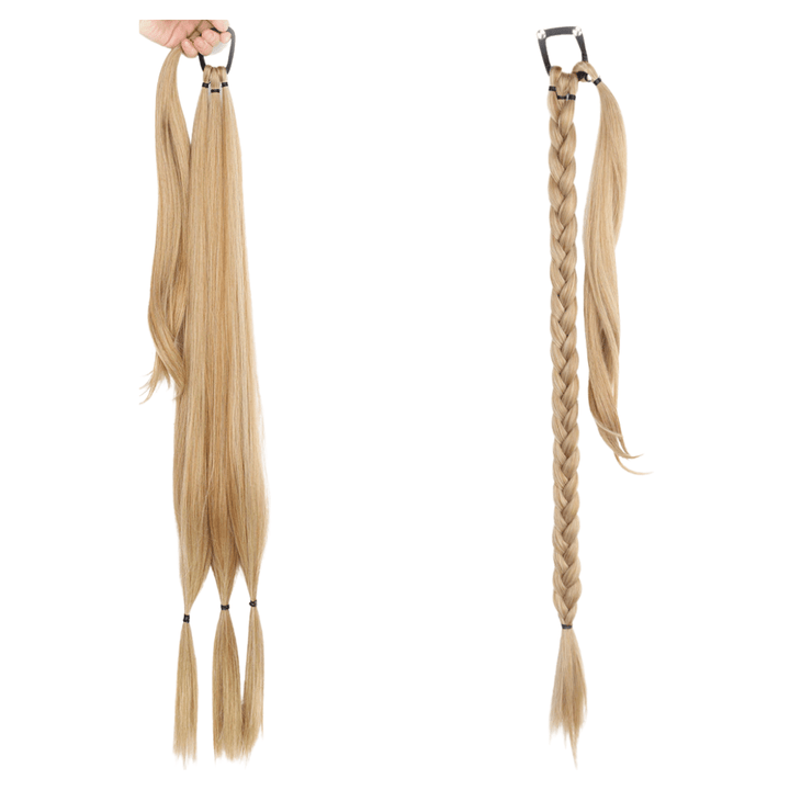 Postiche Queue de Cheval Tressé Blond | Frossia