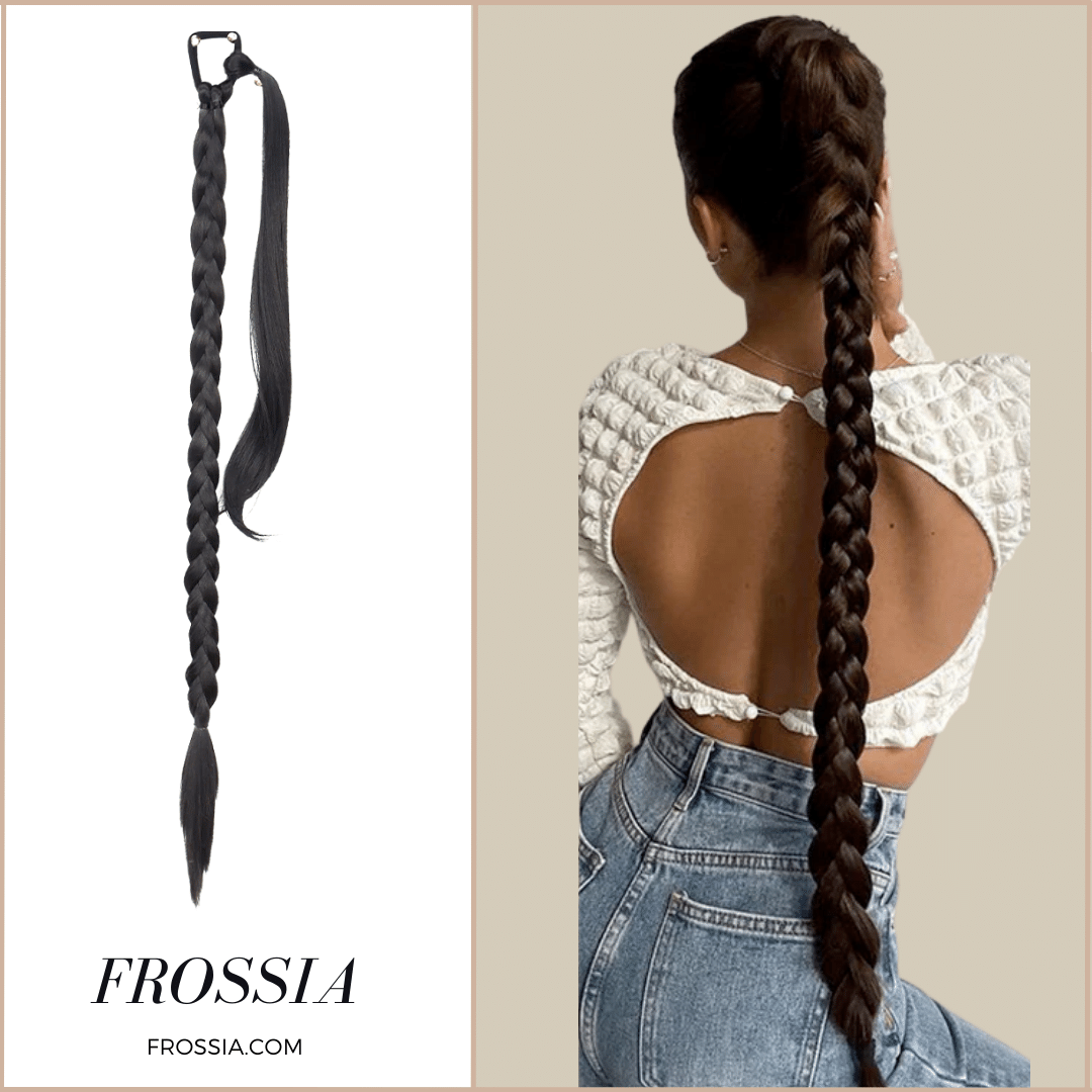 Postiche Queue de Cheval Tressé | Frossia