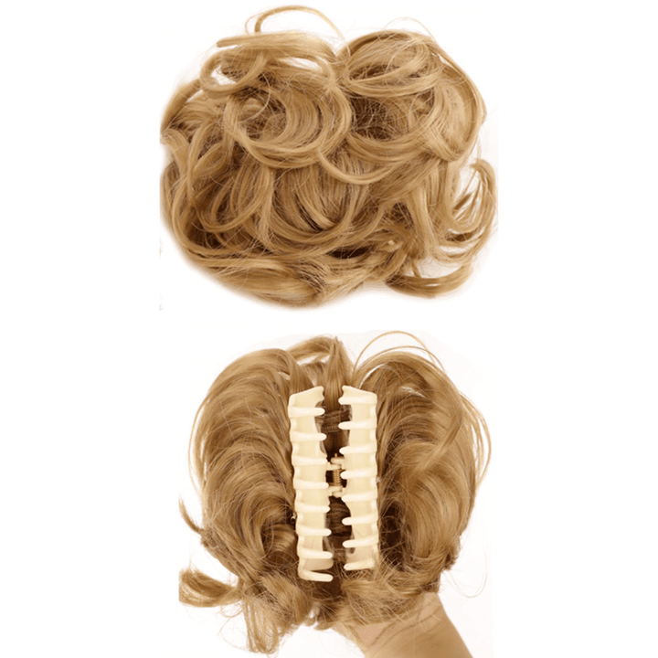 postiche chignon avec pince crabe blond vénitien