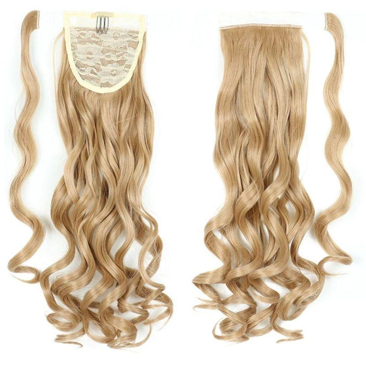 Postiche Queue de Cheval Bouclé Blonde | Frossia