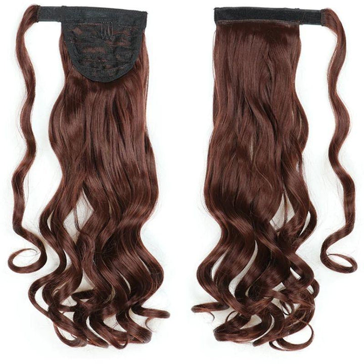 Postiche Queue de Cheval Bouclé Auburn | Frossia