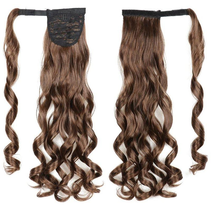 Postiche Queue de Cheval Bouclé Chùtain Clair | Frossia