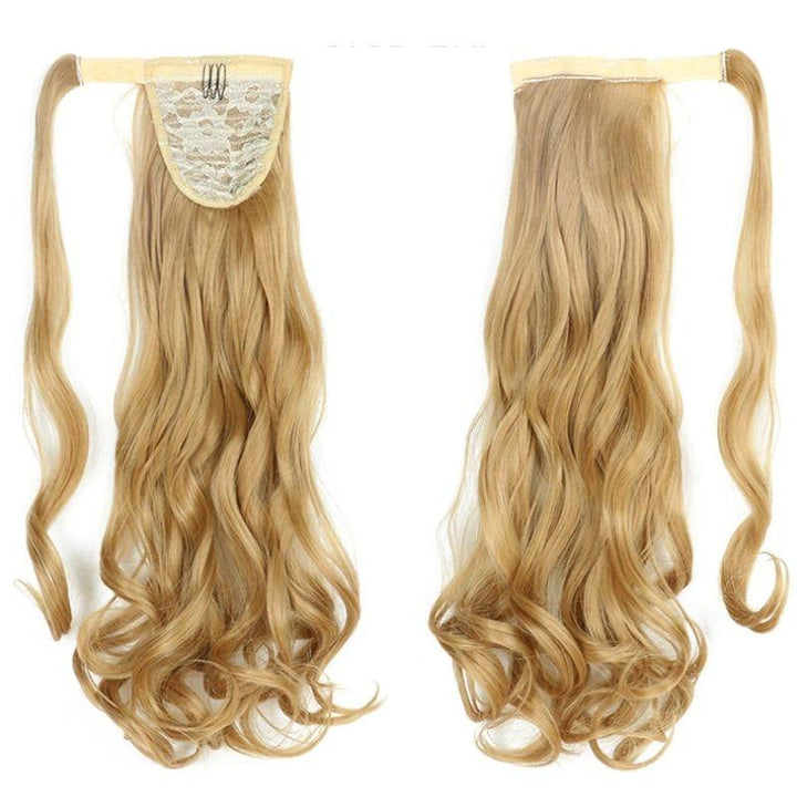 Postiche Queue de Cheval Bouclé Blonde Vénitien | Frossia