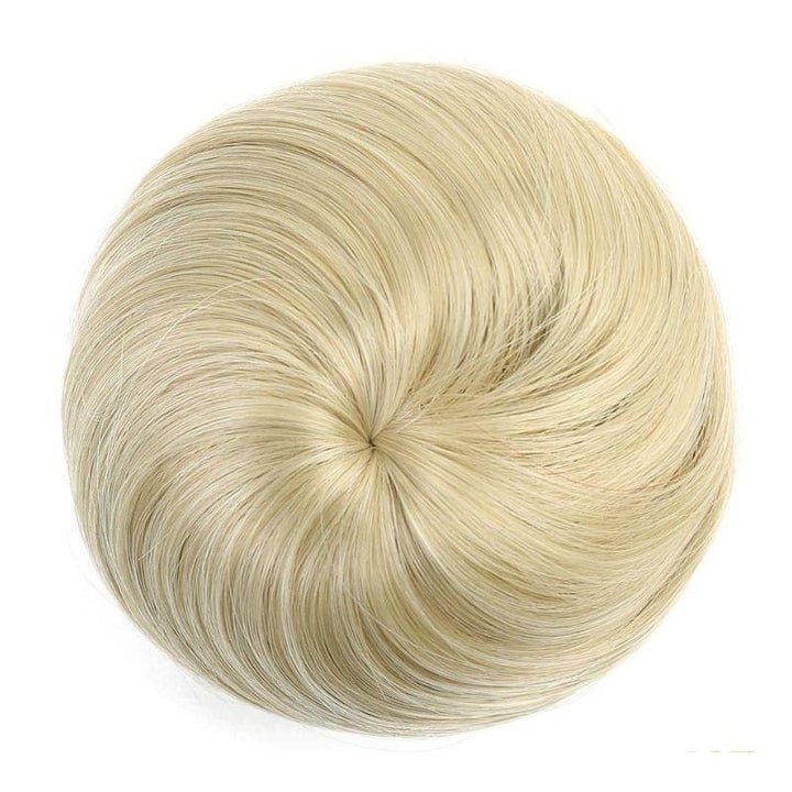 Postiche chignon blond