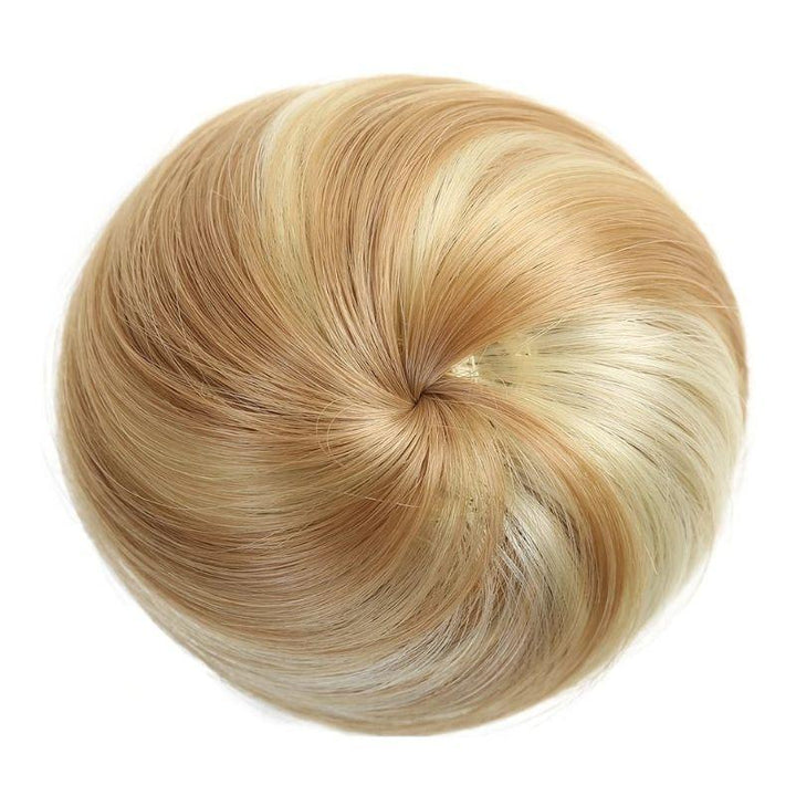 Postiche chignon blond meche