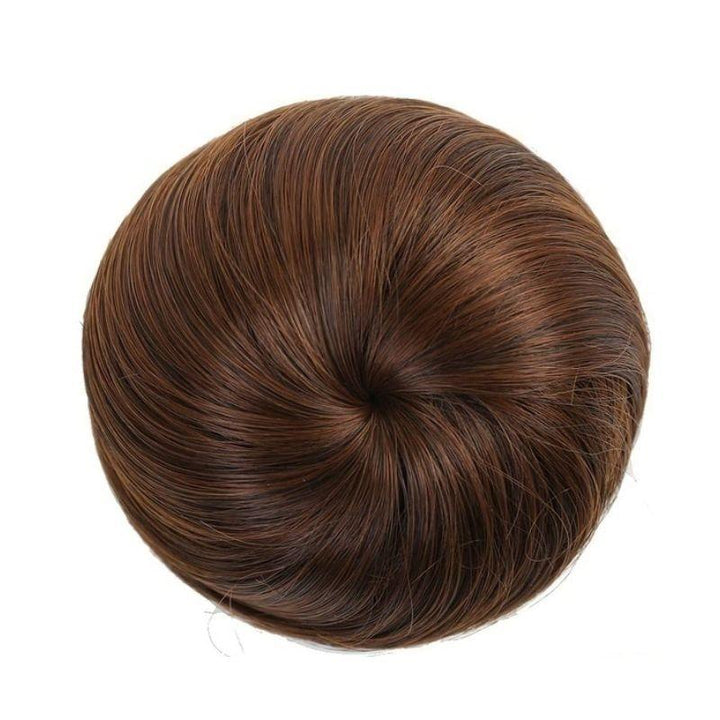 Postiche chignon brun