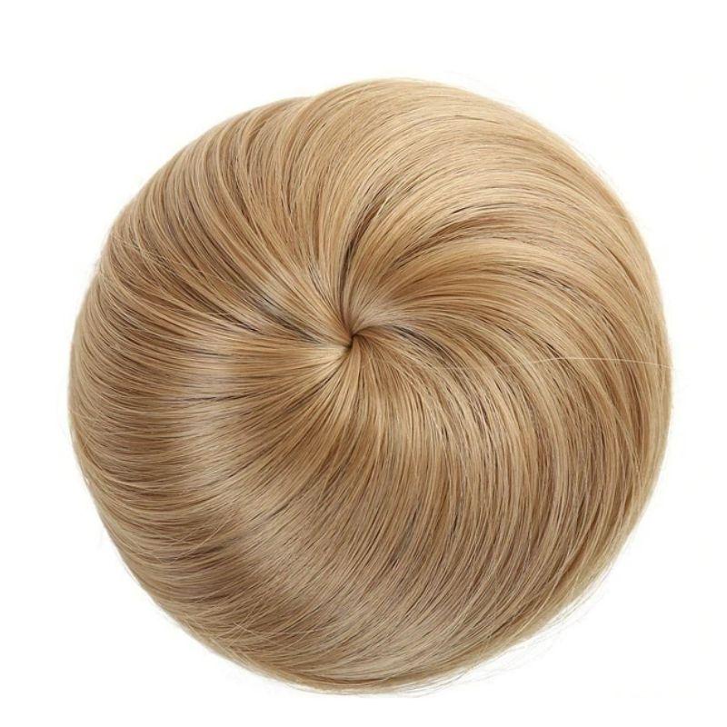 Postiche chignon bun blond