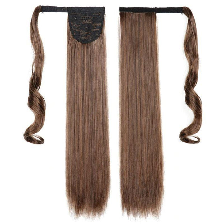 Postiche Ponytail Lisse Châtain Clair | Frossia