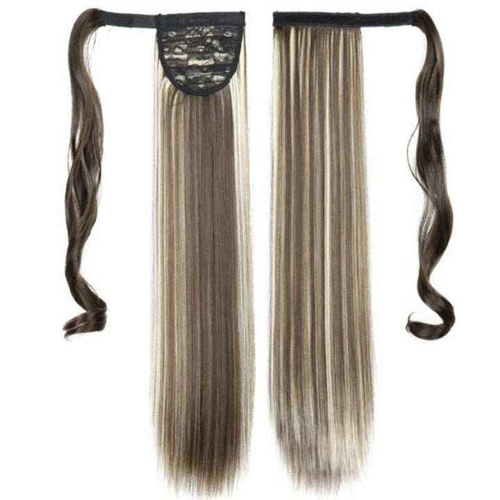 Postiche Ponytail Châtain Méché avec Blond | Frossia