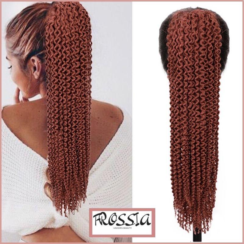 Postiche Queue de Cheval Afro couleur Rousse | Frossia