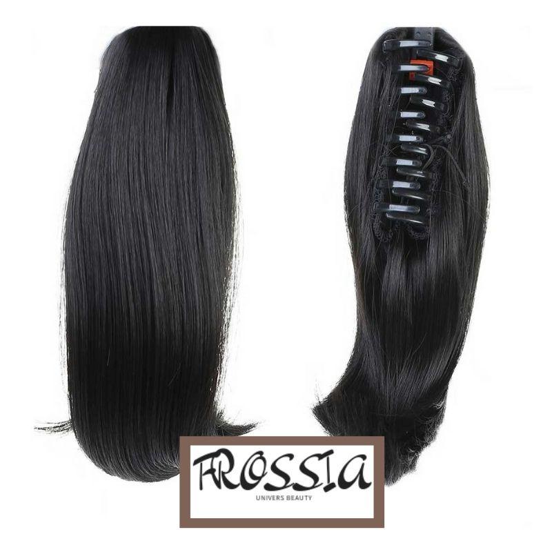 Postiche Queue de Cheval Courte Noir | Frossia