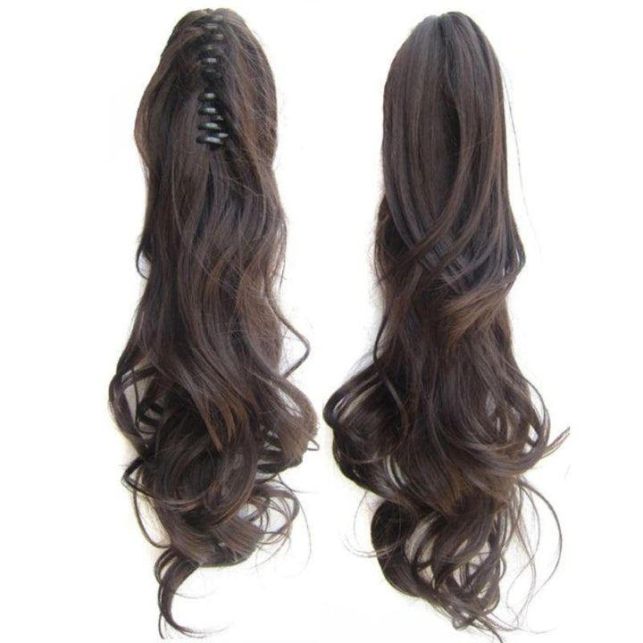 Extension Cheveux Pince Crabe Queue de Cheval Brune | Frossia