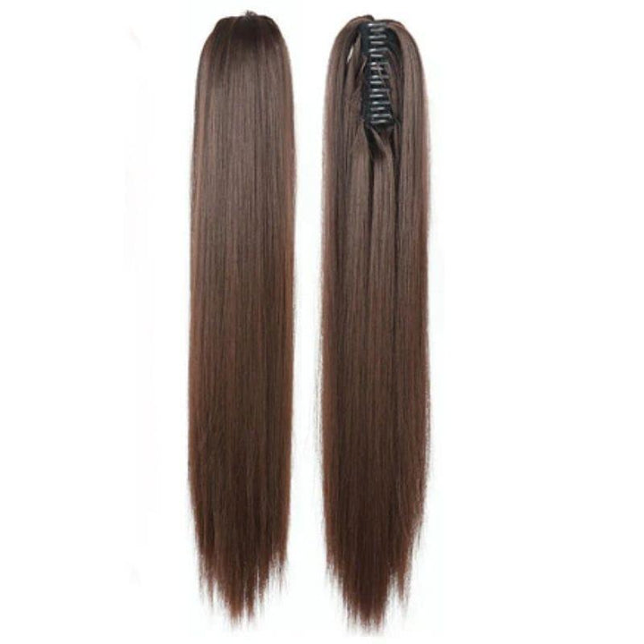 Queue de Cheval Extension Brune avec Pince Crabe | Frossia