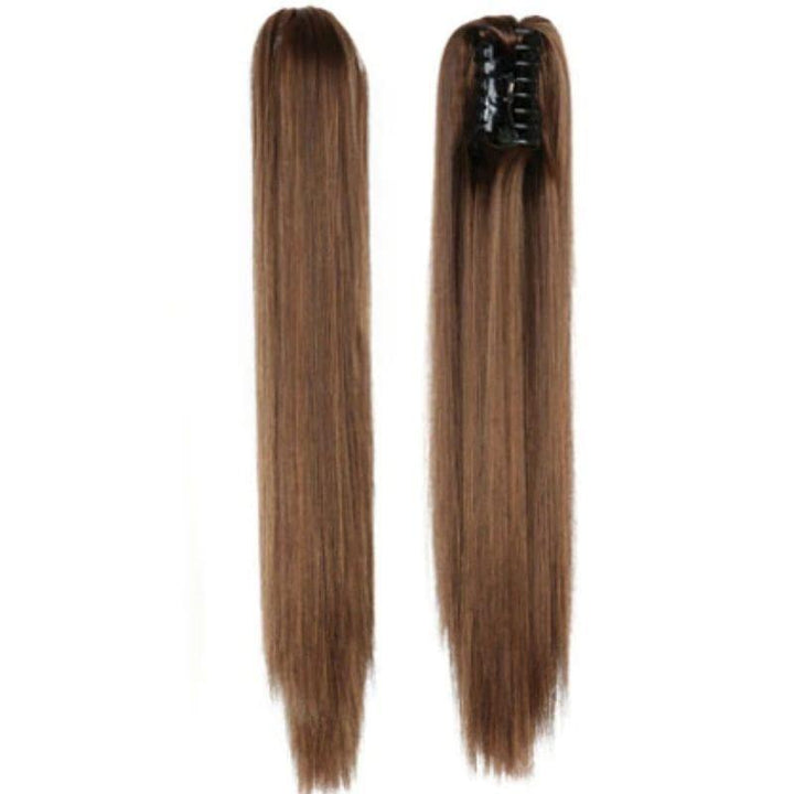 Queue de Cheval Extension Châtain avec Pince Crabe | Frossia