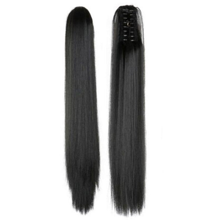 Queue de Cheval Extension Noir avec Pince Crabe | Frossia