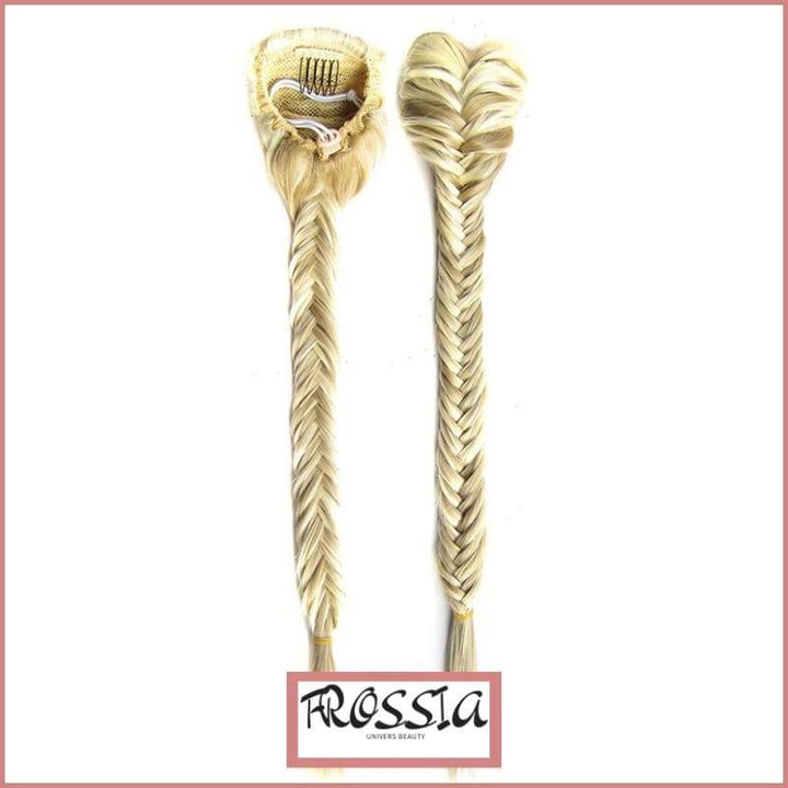 Rajout queue de cheval tressée